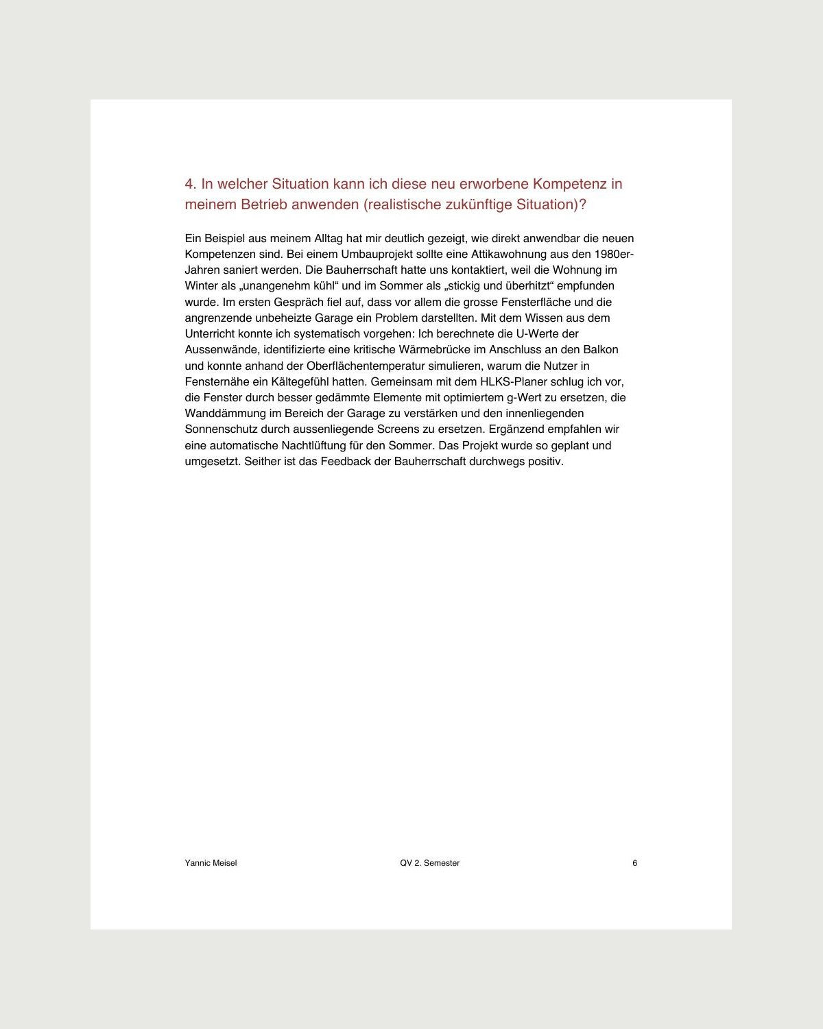 Praxisbezug Bauphysik