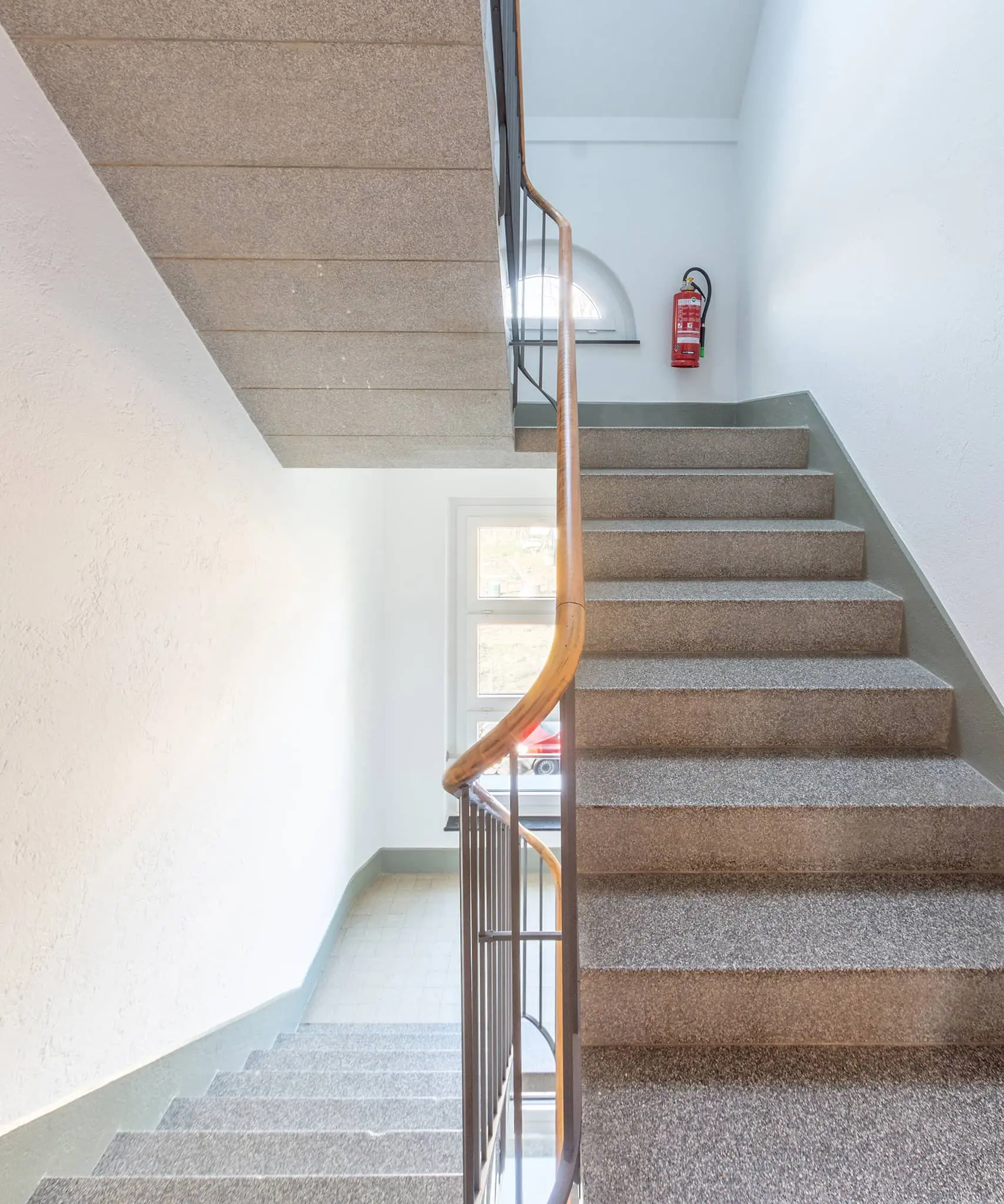Treppenhaus Siedlung Rossfeld